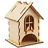 Чайный домик С птичками (2160505) (11,5х11,5х16см) (игрушка из дерева) (упаковка) - 0