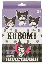 Пластилин 12 цветов 240г "Kuromi"