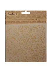 Трафарет Завитки (SCB53100015) (15,2х15,2см) (толщина 0,15мм) (упаковка)