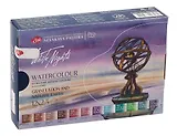 Краски акварельные 12цв 2,5мл "Белые Ночи. Грануляция и Натуральные земли" кюветы, пластик, ЗХК