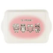 Мини-поднос Совы Be awesome  (21х14) (пластик)