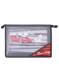 Папка для труда «Racing» А4, пластик, на молнии, Феникс+