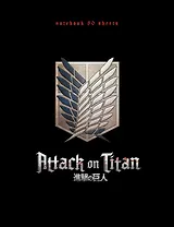 Книга для записей А5 80 листов, клетка, "Атака Титанов"