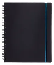 Тетрадь 80 листов, клетка, "Favorite Black. No 3" спираль