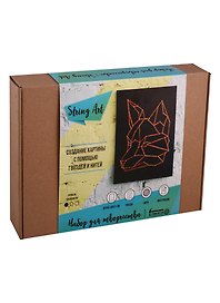Набор для творчества StringArtLab Лиса (минимализм)
