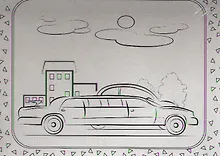 Чудесный чемоданчик. Раскраска. Машинки