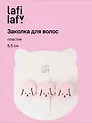 Заколка Собачки розовые (пластик) (6,5см) (12-Isa-6) (Lafilaf)
