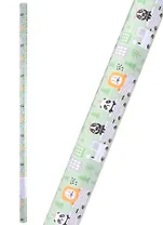 Бумага упаковочная 70*100см "Забавные персонажи" суперглад., инд.уп.