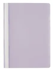 Папка-скоросшиватель,пласт.,Авале, А4, фиол. прозрачный верх