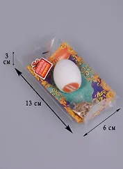 Сувенир растущая травка яйцо Талисман исполнения желаний (13 см) (1263798)