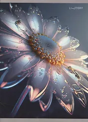 Тетрадь в клетку Listoff, "Фантастические цветы", А4, 96 листов