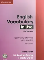 English Vocabulary in Use Elementary 2 Edition with answers + CD