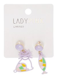 Серьги `LADY PINK` CANDY SHOP (233682)