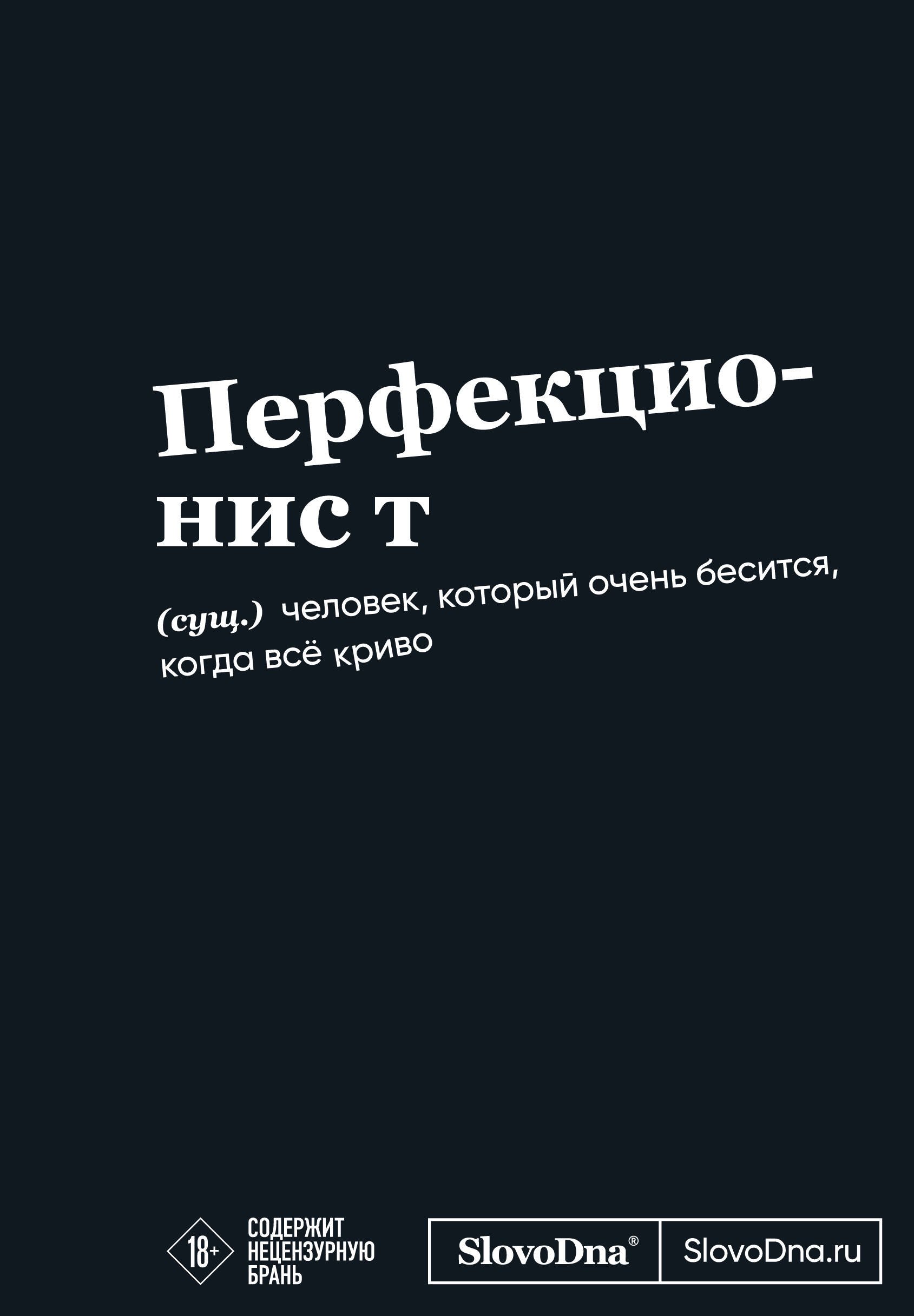 

Мотивационный блокнот SlovoDna. Перфекционист (формат А5, 128 стр. Коллекция #3)