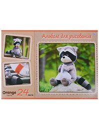 Альбом для рисования «Orange Toys - Енотик Денни» BG А4, 24 листа, в ассортименте