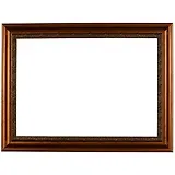 Рама деревянная, тёмное золото, 35 х 50 см