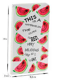 Записная книжка «Red fruits» А6+, 30 листов, нелинованная, сшивка