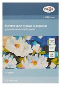 Папка для акрила и гуаши, «Студия», А4, 20 листов, 180 г/м2, Гамма - 0