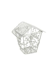 Кукольные Аксессуары из металла Скворечник (11001604) (7,5х7см) (белые) (упаковка)