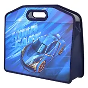 Папка для тетрадей А4 "Мегаскорость" полипропилен, 37*30*11 см, молния, дно с расширением