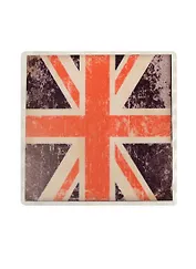 Подставка под кружку Британский флаг (квадратная форма) (10см)
