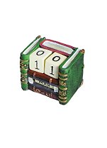 Сувенир, Феникс, Календарь декоративный "Книги" 10*6*8,3см, полирезина