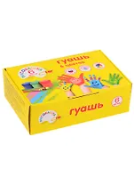 Краски гуашевые "Рисовашка", 6 цветов