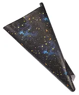 Бумага упаковочная 70*100см "Звездноенебо" инд.уп.