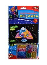 Мозаика голографическая А6 Рыбка (C2600-03) (4х72) (набор д/творчества) (4+) (упаковка)