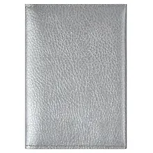 Чехол для пластиковых карт 2отд. "СЕРЕБРЯНЫЙ МЕТАЛЛИК" 70*105