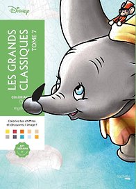 Coloriages mysteres Disney Les grands classiques Tome 7 Раскраска Волшебный мир Диснея Великая классика том 7 /Книги на английском языке