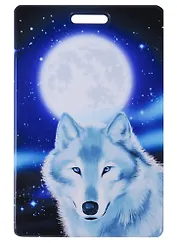Чехол для карточек Волк с Луной (ДК2017-136)