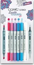 Набор маркеров Copic Ciao раскраски 5цв + мультилинер 0.3мм