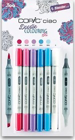Набор маркеров Copic Ciao "Раскраски", 5 цветов + мультилинер 0.3 мм