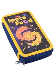 Пенал «Space food», 2 отделения, матовый ламинированный, 19х11 см, Hatber