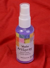 ArtSpray Акриловая спрей-краска Сирень (ST24) (флакон) (50мл) (WizzArt)