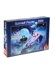 Паззл 2000 (58266) Черный лебедь (Schmidt Puzzle) (коробка)