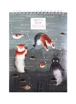 Скетчбук А5 50л "Muse 2" белый офсет, 120г/м2, обложка Soft Touch, широкая евроспираль