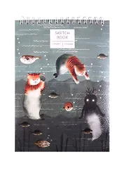 Скетчбук А5 50л "Muse 2" белый офсет, 120г/м2, обложка Soft Touch, широкая евроспираль