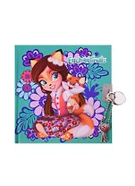 Записная книжка 80л 13,5*13,3*2 "Enchantimals" замок-сердечко, инд.уп.