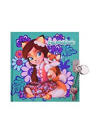 Записная книжка «Enchantimals» А6, 80 листов в линейку, замок-сердечко, Academy Style
