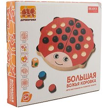 Игрушка BRADEX Игра настольная на развитие памяти Большая Божья коровка
