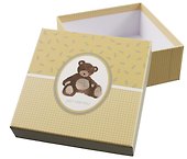 Коробка подарочная "Cute bear" 20*20*9,5см,картон - 0