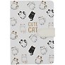 Блокнот с магнитной застежкой Котики Cute Сat (256стр) (13х19)
