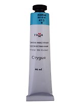 Краска масляная "Студия" 46мл лазурная