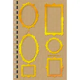 Скетчбук А5, 80л.Галерея 7Б крафт - бумага, внутр.блок слоновая кость 100гр/м2,на гребне