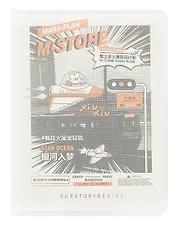 Записная книжка А7 32л "Comics" ПВХ-обл., ассорти