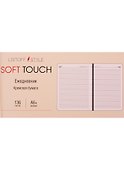 Ежедневник недатированный «Soft Touch» А6, чёрный, 136 листов, экокожа, Listoff - 1
