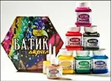 Краска акриловая Батик черная (80мл)