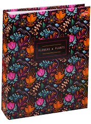 Тетрадь на кольцах «Flowers and Plants» 100 листов в клетку, А5, сменный блок - Academy Style